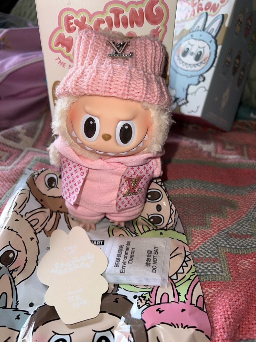 Popmart labubu soymilk with full outfit